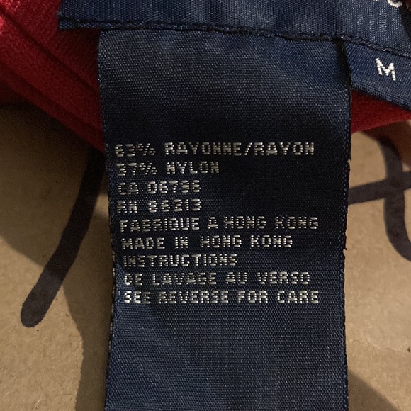 Never worn Cherry red tie around the neck halter - Picture 4 of 4